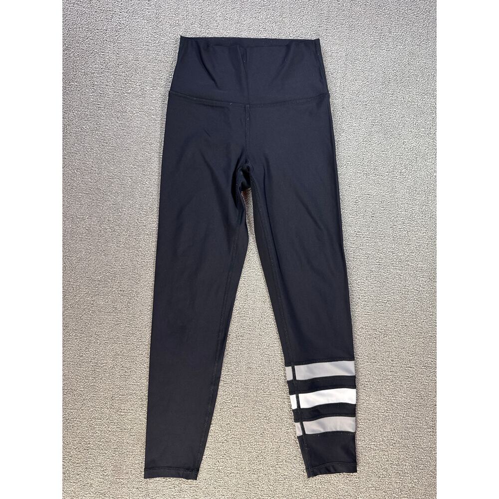 Aerie Leggings Chill Play Move Size‎ Small Black Crop Active Athleisure Gym